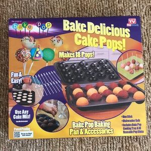 Cake Pop Pan Bake Pop 18 Pops NIB